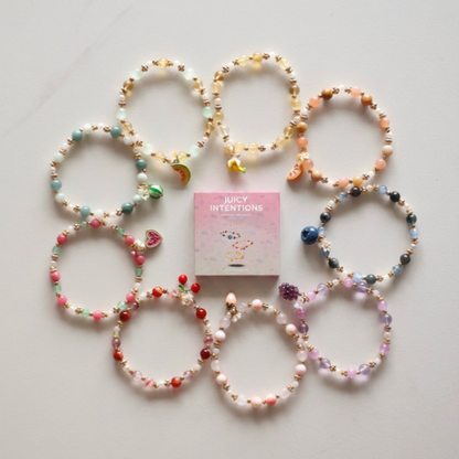 JUICY INTENTIONS: Limited Edition Crystal Bracelet Blind Box | Fruits Vol. 1