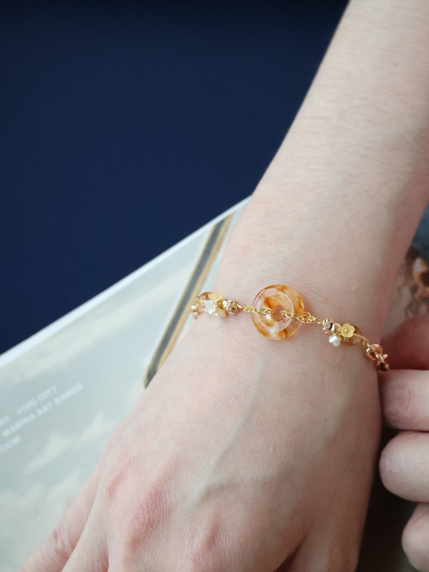 Coris Ping An Kou Crystal Chain — Series Design (OT Clasp, Chain)