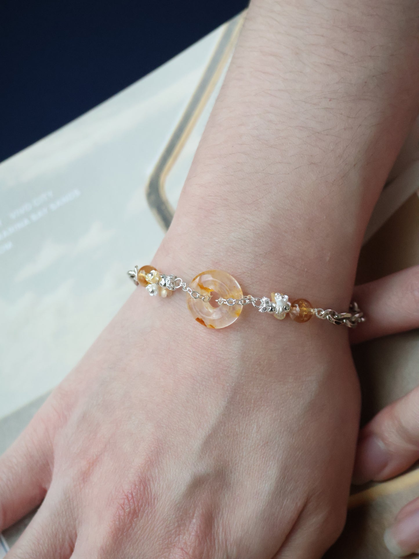 Coris Ping An Kou Crystal Chain — Series Design (OT Clasp, Chain)
