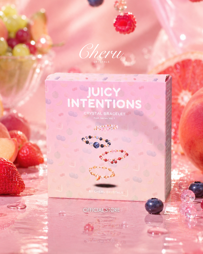 JUICY INTENTIONS: Limited Edition Crystal Bracelet Blind Box | Fruits Vol. 1