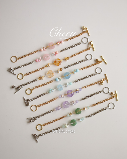 Coris Ping An Kou Crystal Chain — Series Design (OT Clasp, Chain)